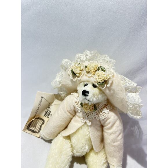 10” Vintage Victorian Plush Bear Tilden Manor Collectible - Picture 2 of 11